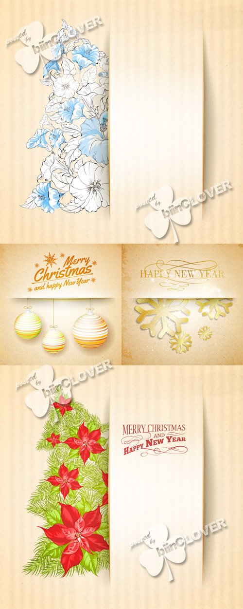 Vector Christmas paper background
