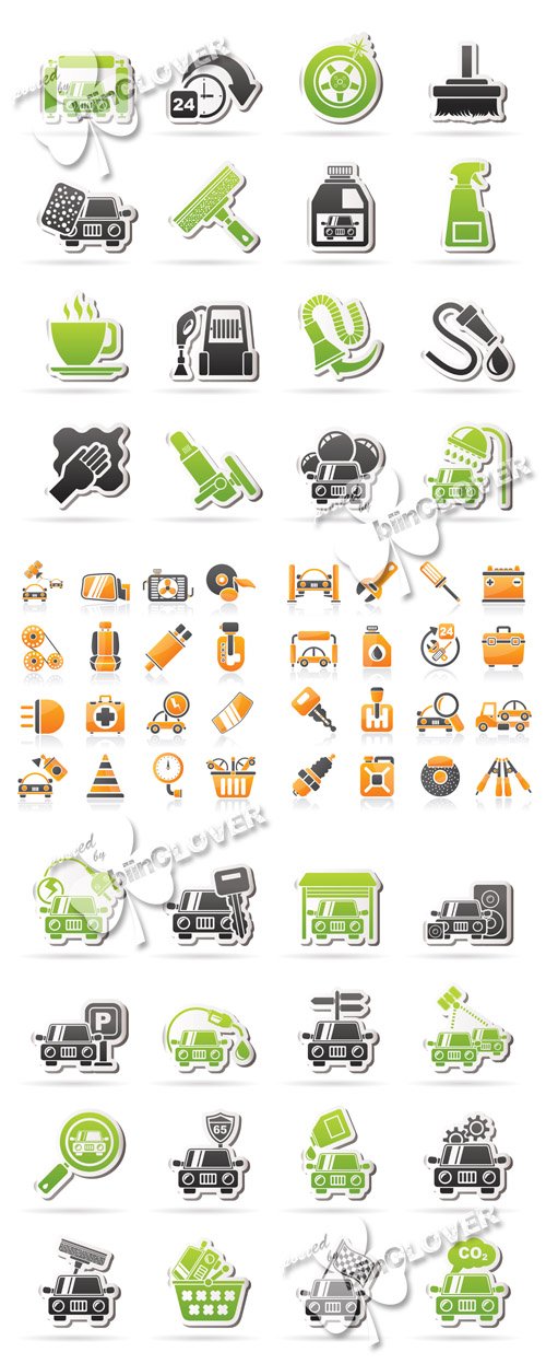 Car and services icons