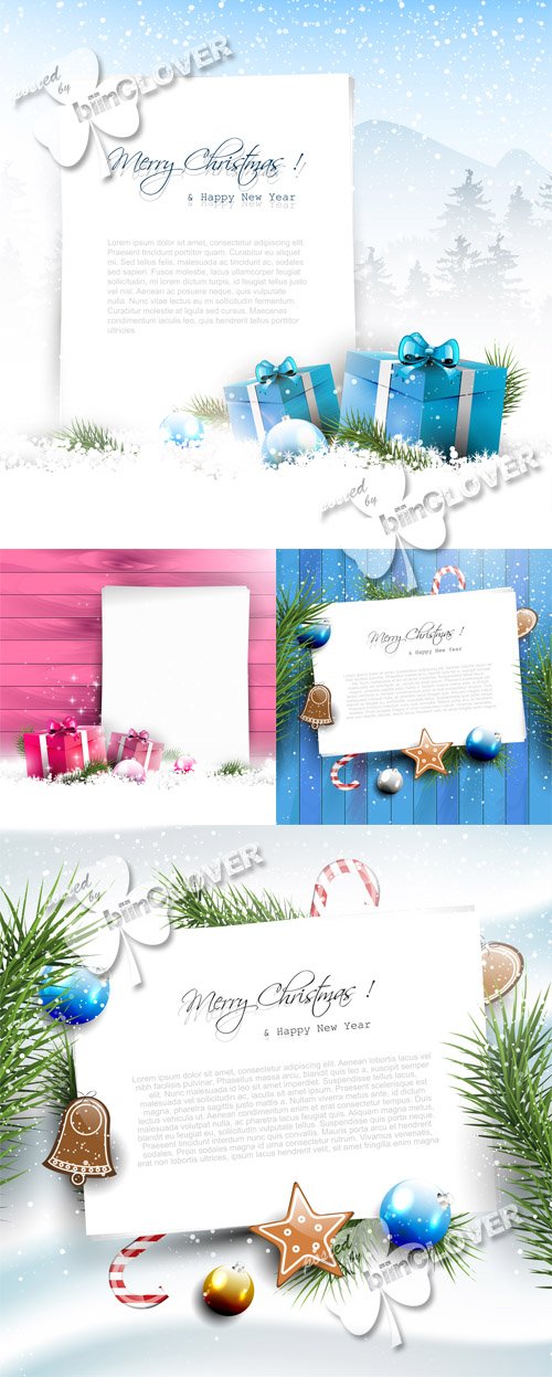 Vector Christmas greeting card