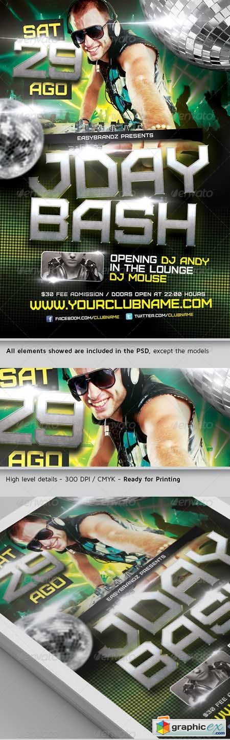 JDay Bash Flyer Template