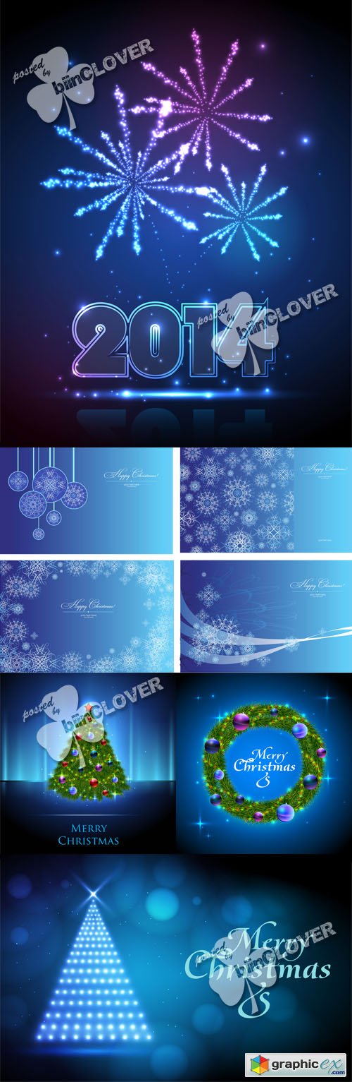 Vector Christmas cards 0531