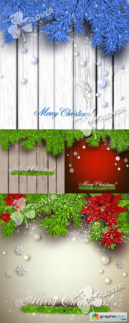 Vector Elegant Christmas background 0530