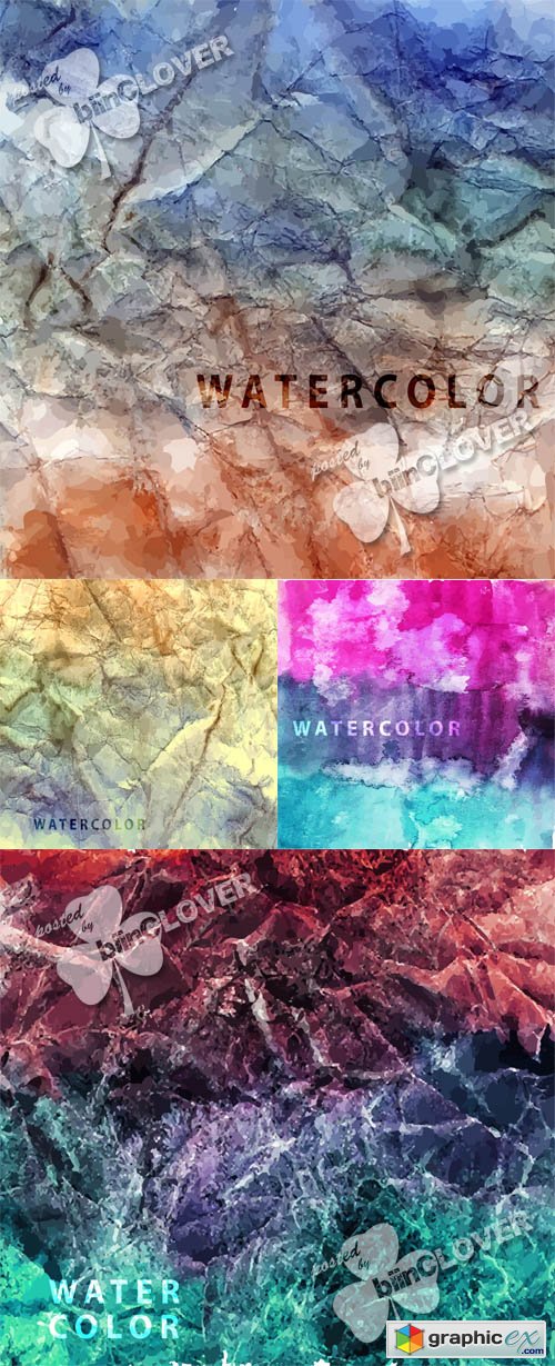 Vector Crumpled texture background 0530