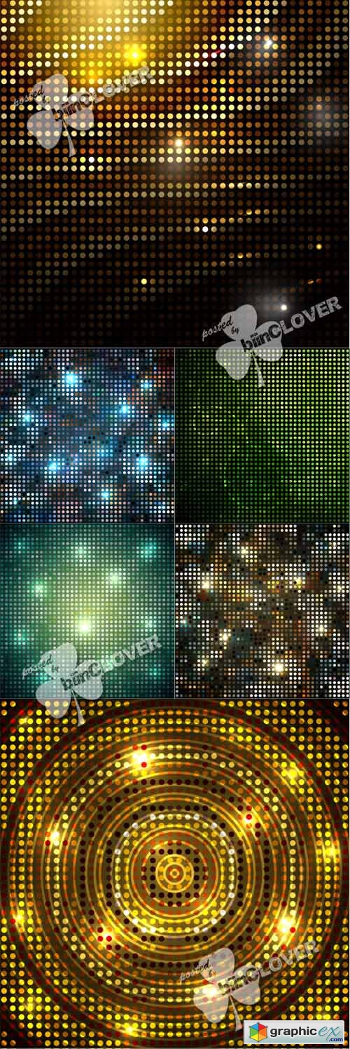 Vector Mozaic glittering backgrounds 0546