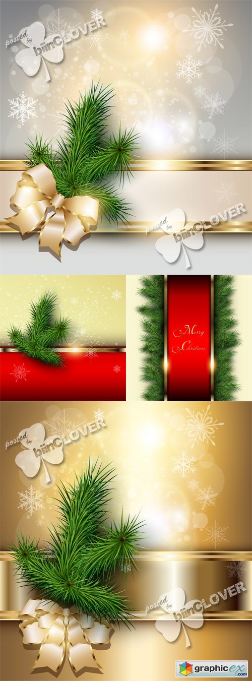 Vector Elegant Christmas background 0511