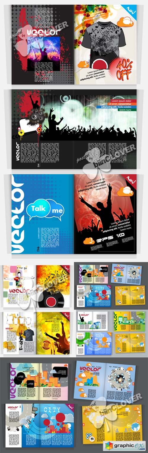 Vector Magazin design 0501