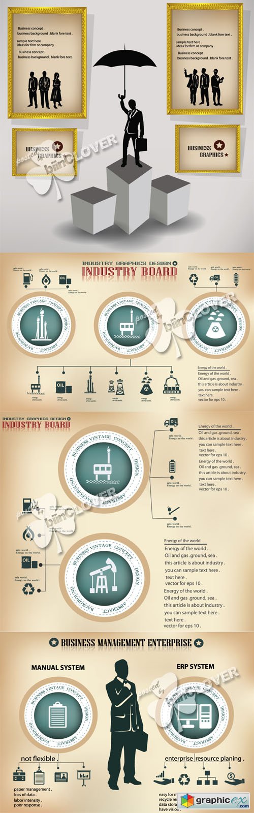 Vector Business infographics 0491