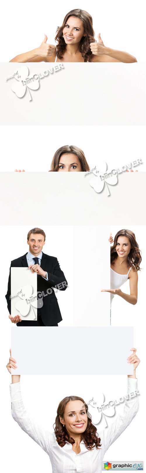 People with billboards 0491
