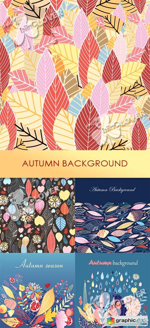 Vector Autumn background 0476