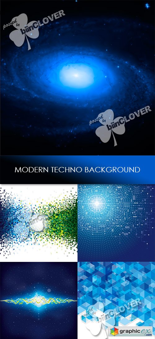 Vector Modern techno background 0471