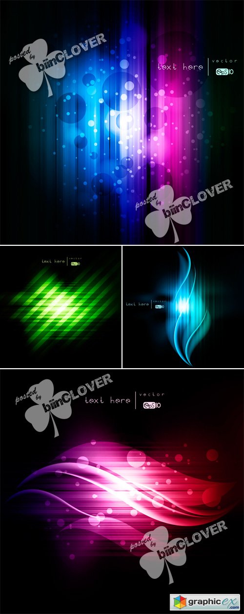 Vector Abstract background with colored lines 0461