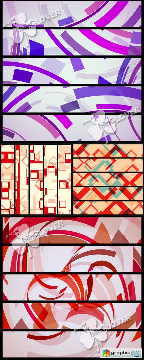 Vector Abstract banner 0461