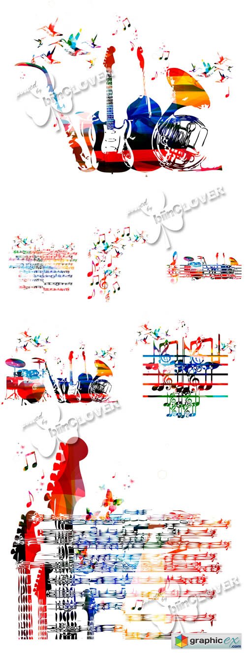 Vector Instruments colorful background 0450