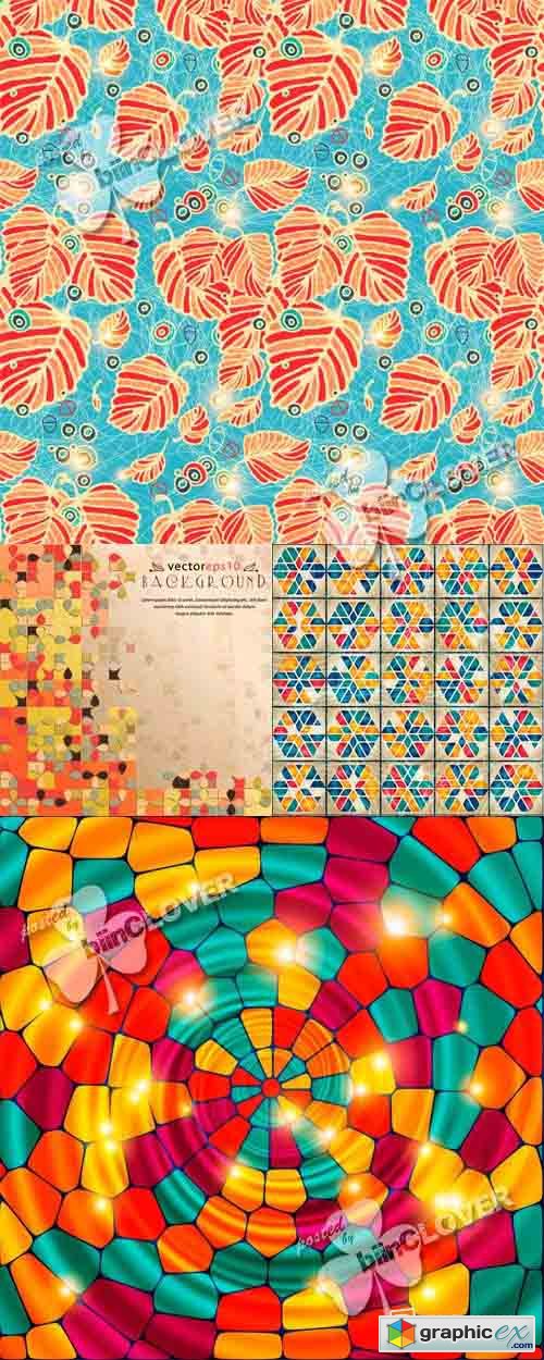 Vector Retro abstract background 0449