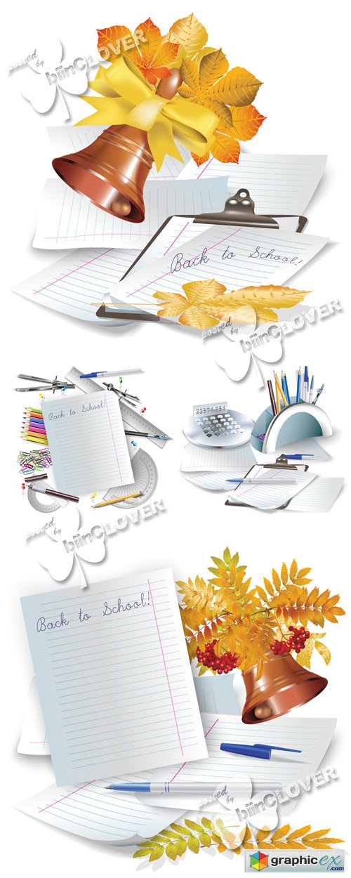 Vector Back to school illustration 0447