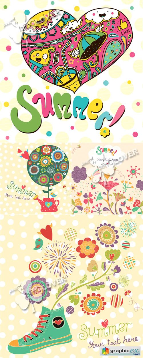 Vector Summer illustration 0438