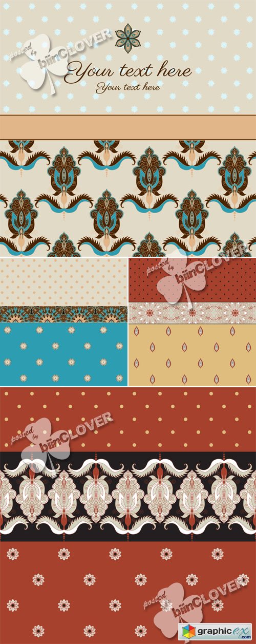 Vector Abstract background and border 0432