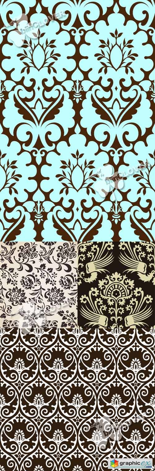Vector Retro seamless pattern 0429