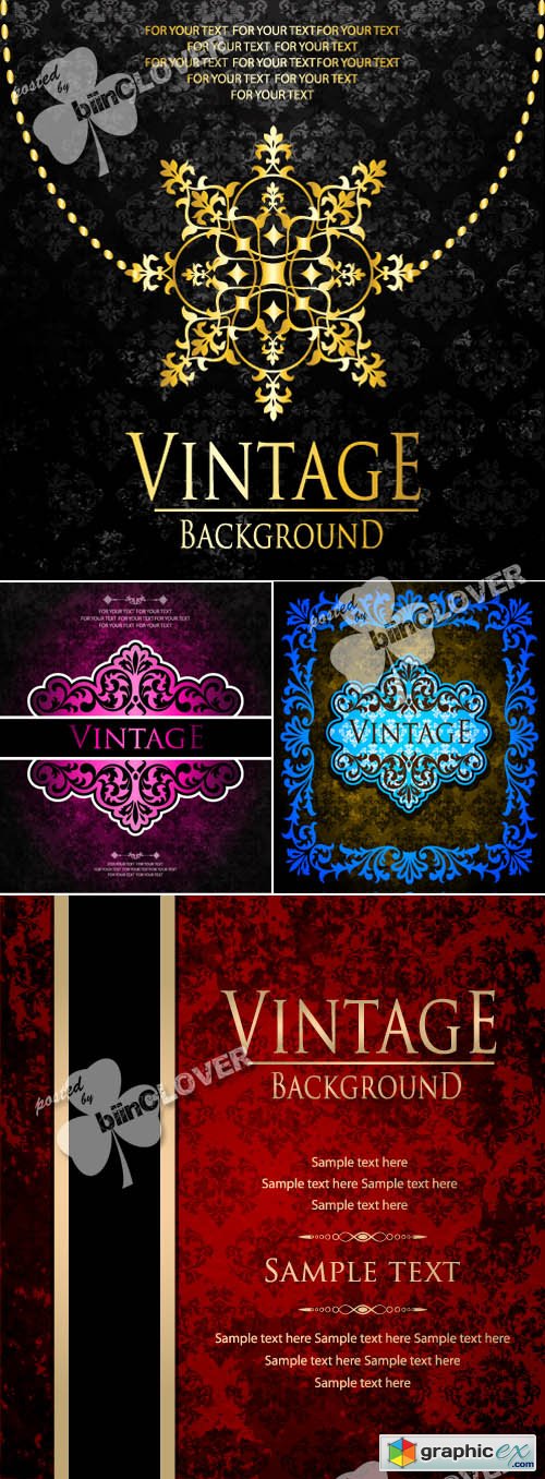 Vector Vintage background 0418