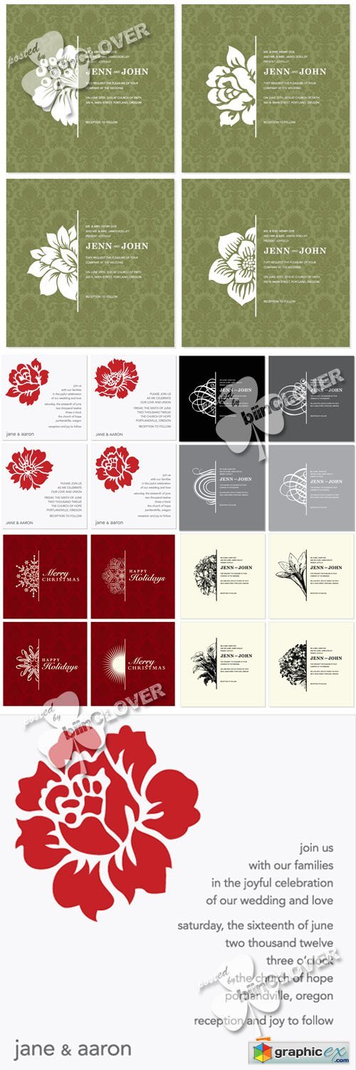 Vector Ornamental frames set 0554