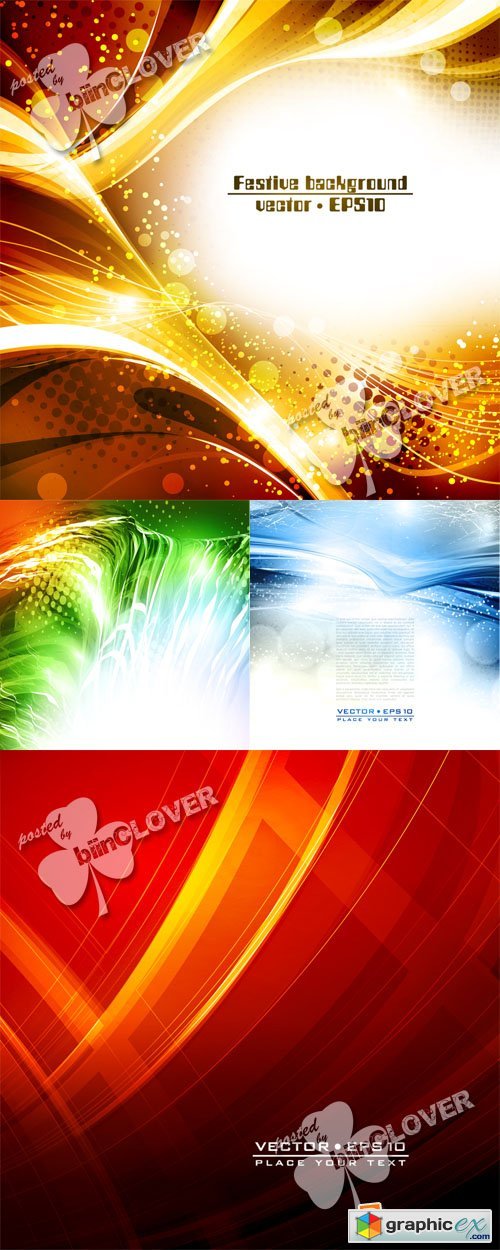 Vector Abstract bright colorful background 0392