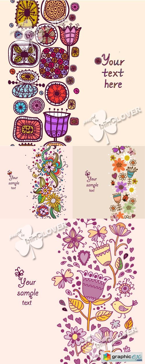 Vector Floral background 0385
