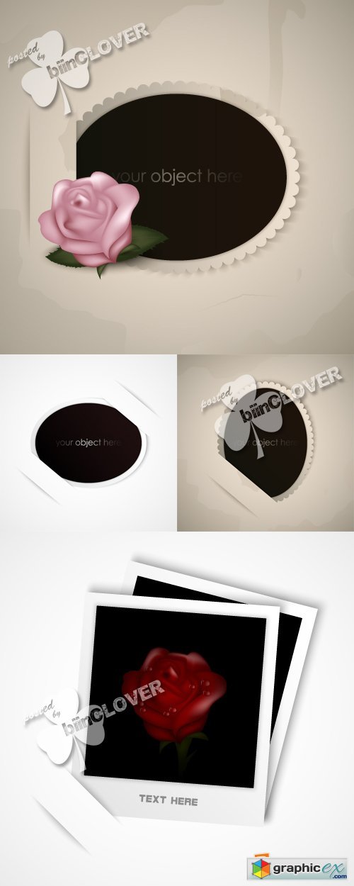 Vector Vintage photo frame 0382