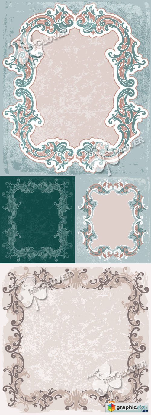 Vector Vintage frame 0378