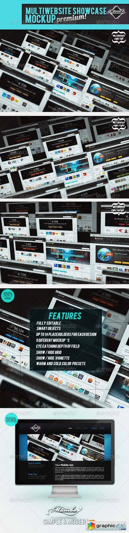 MultiWebsite Showcase MockUp