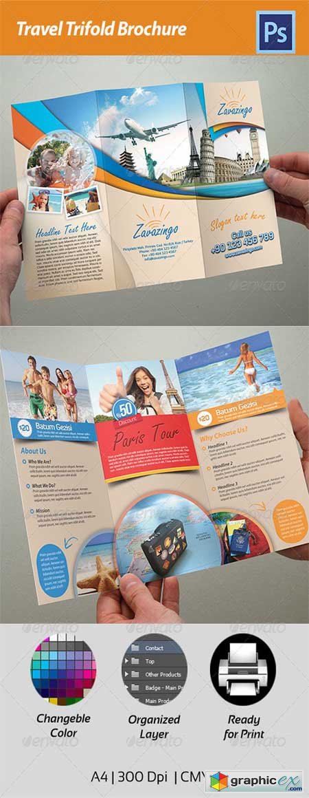 Travel Trifold Brochure