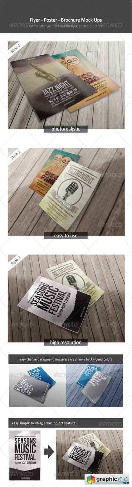 Flyer - Poster - Brochure Mock Ups