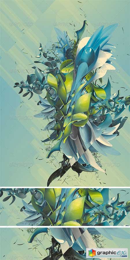 Abstract 3D Plant