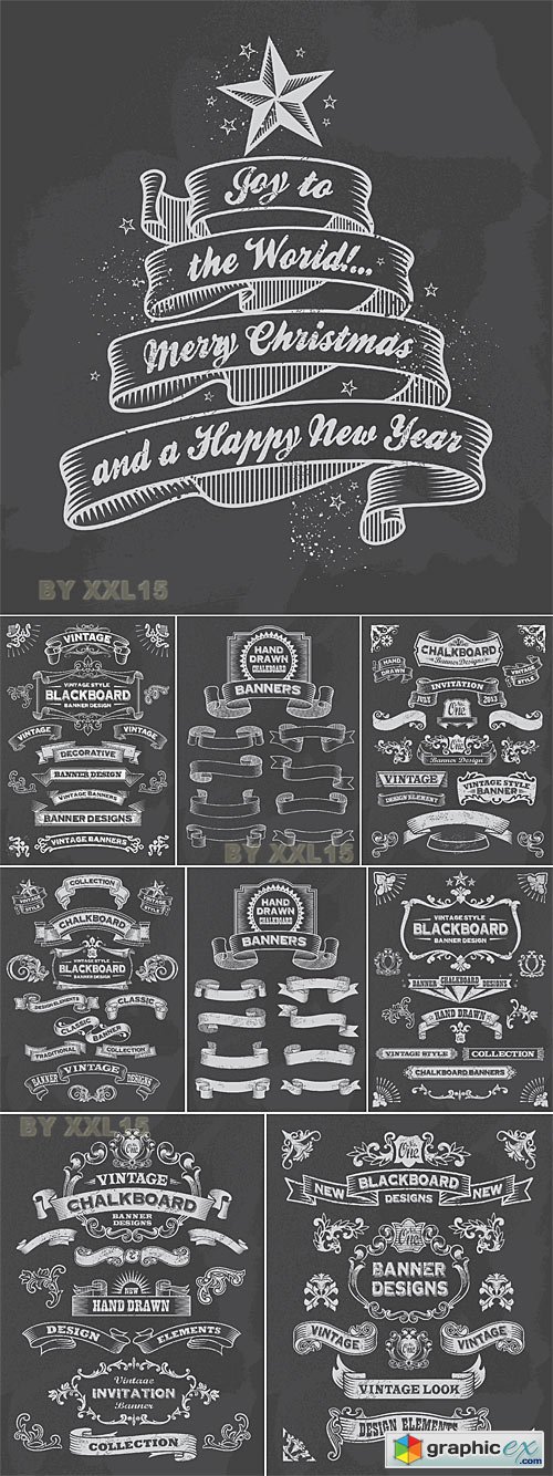 Vector Vintage banner design