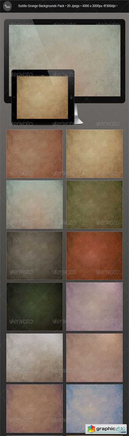 Subtle Grunge Background Pack