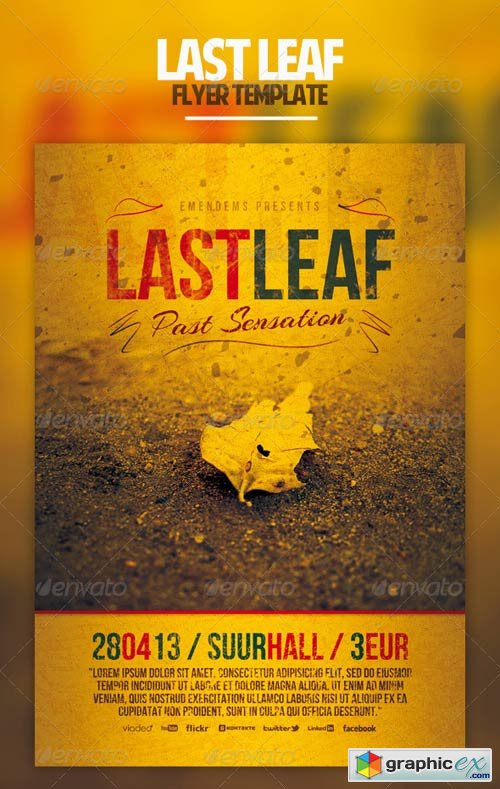 Last Leaf Flyer Tamplate