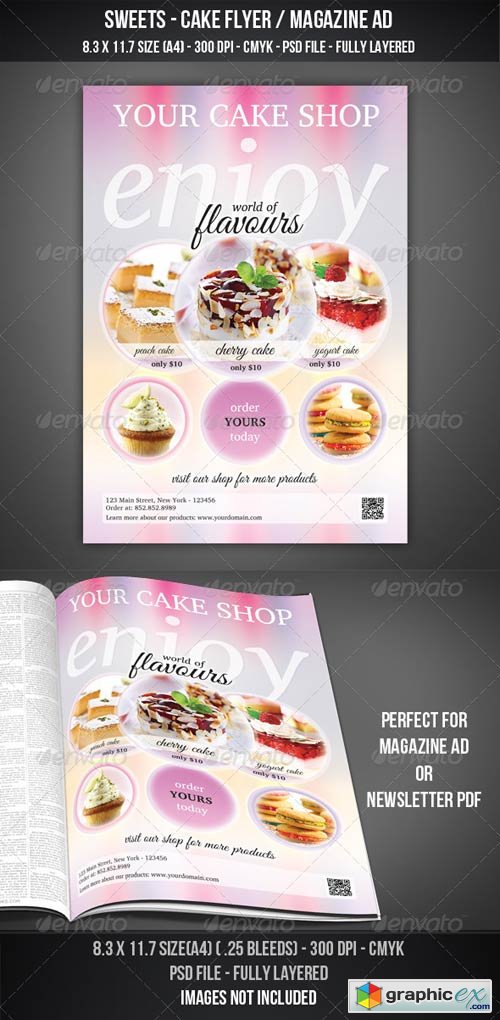 Sweets - Cake Flyer / Magazine AD