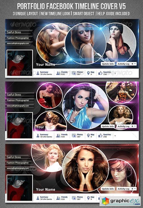 Portfolio Facebook Timeline Cover V5