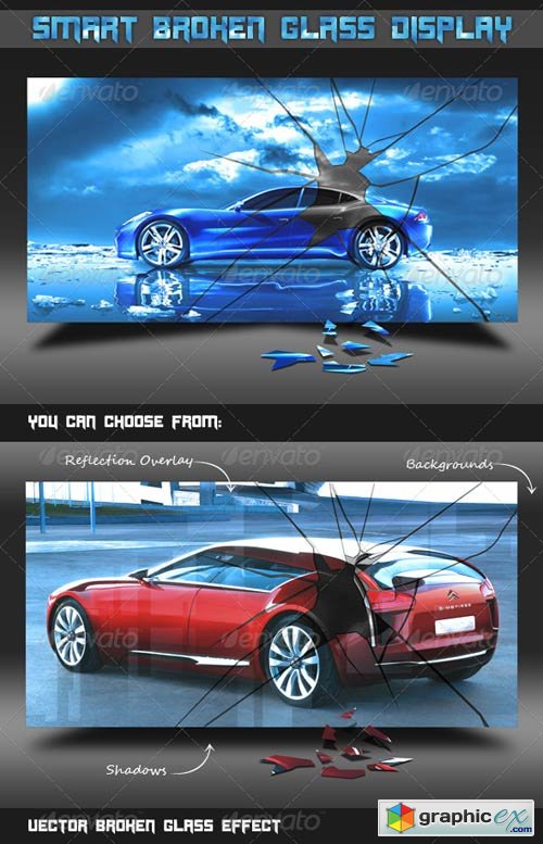 Smart Broken Glass Display