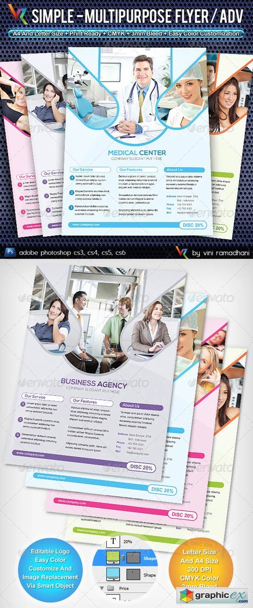 Simple Multipurpose Flyer Or Adv