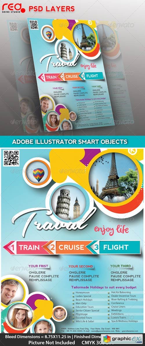 Travel Flyer/Poster & Magzine Cover