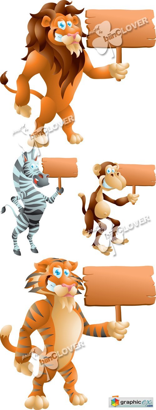 Animals with billboard 0375