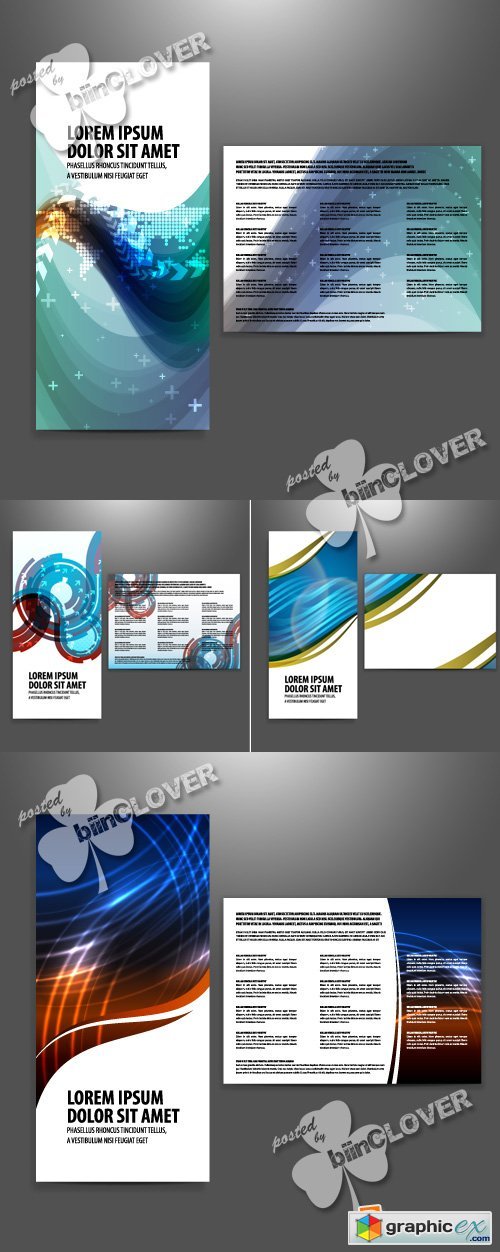 Vector Business brochure template 0371