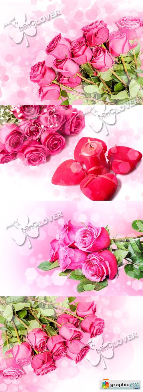 Beautiful bouquet of roses 0362