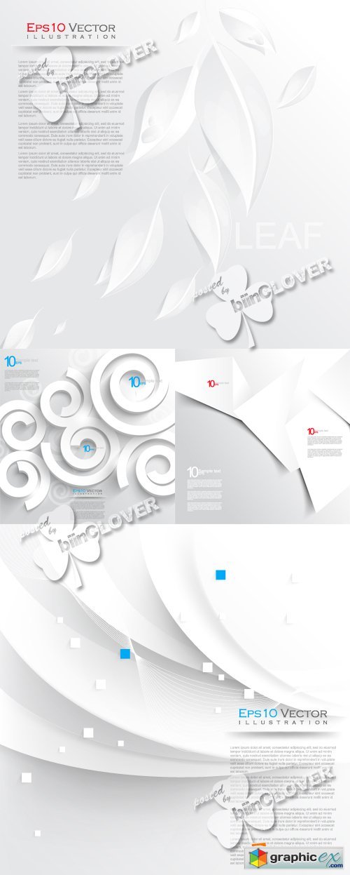 Vector Elegant white background 0358
