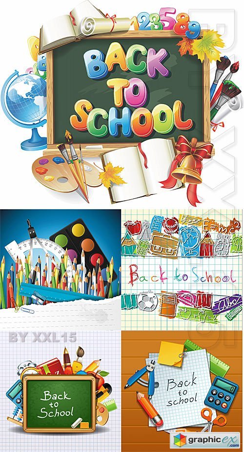 Vector School illustrations