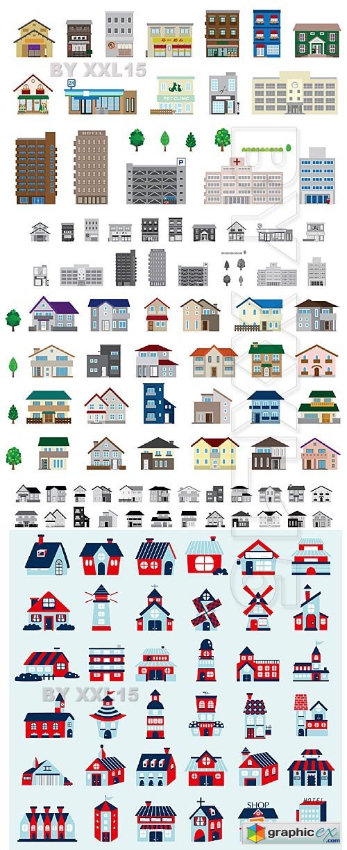 Houses icons