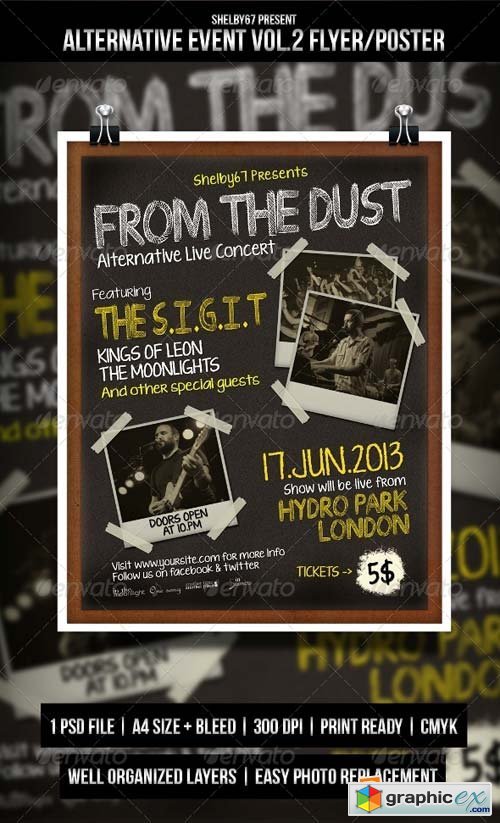 Alternative Event Flyer / Poster Vol.2 Template