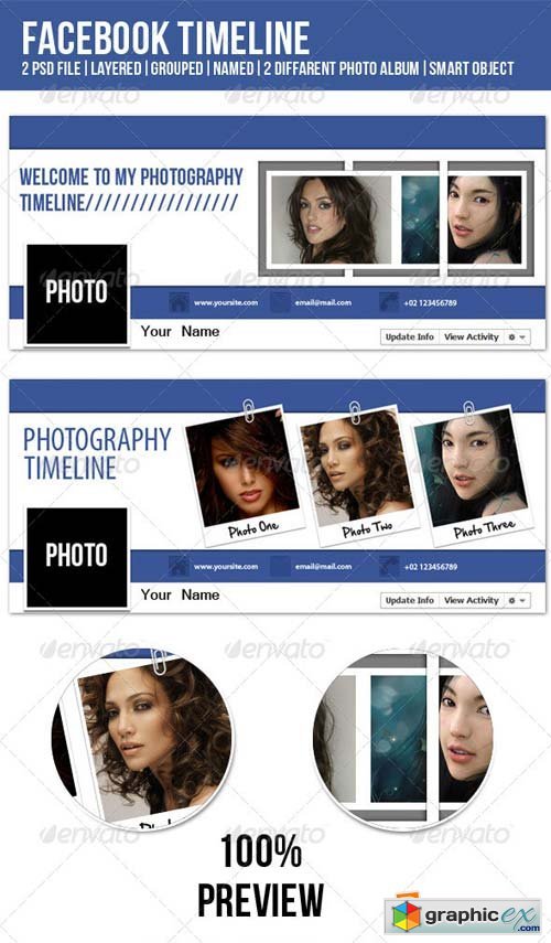 Fresh&Clean FB Timeline Cover Image Template