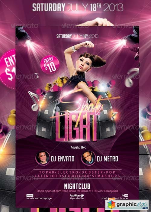 Ritmo Latino Flyer Template