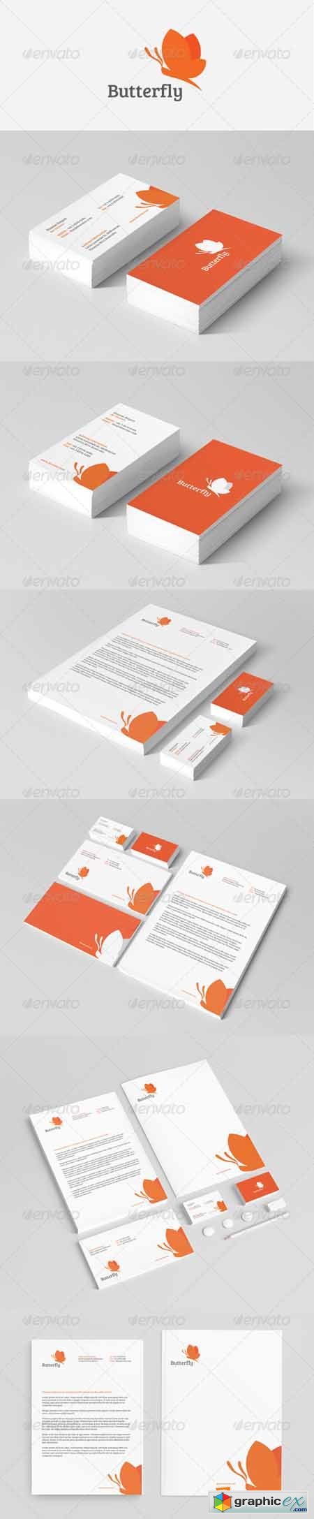 Butterfly Stationery Vol2